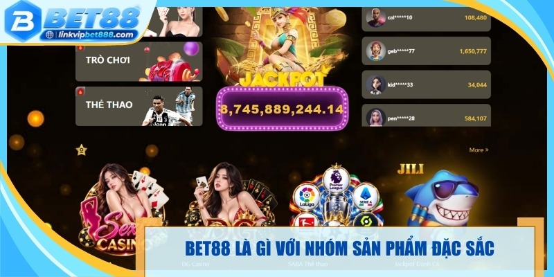 Bet88 là gì với nhóm sản phẩm đặc sắc
