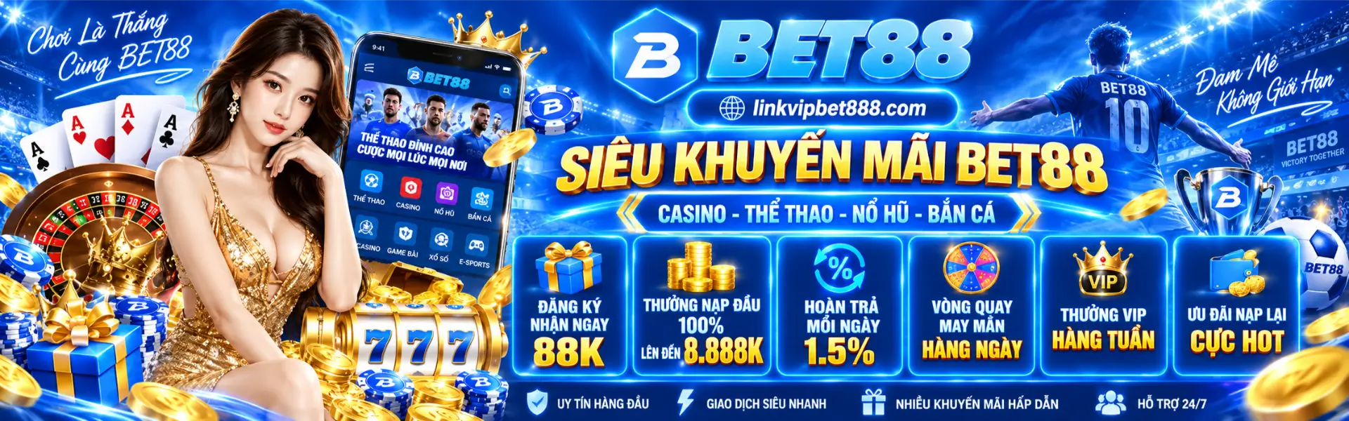 Bet88 siêu khuyến mãi