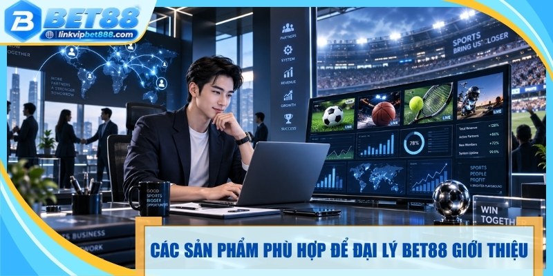 Các sản phẩm phù hợp để đại lý Bet88 giới thiệu