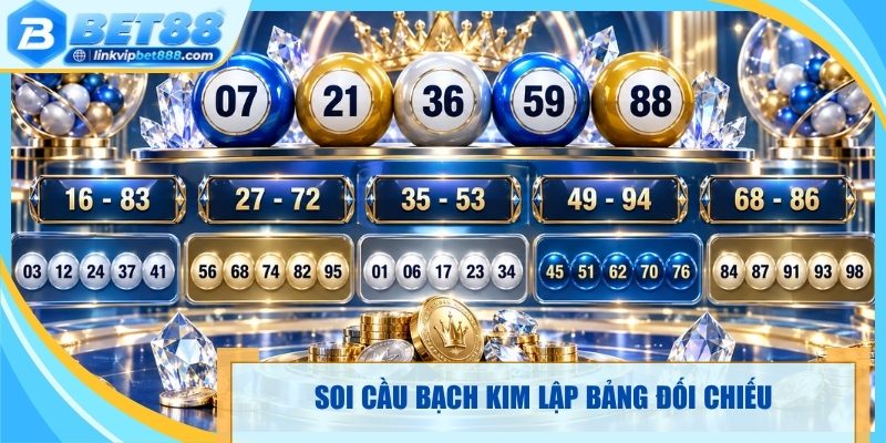 Soi cầu bạch kim lập bảng đối chiếu 