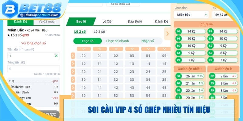 Soi cầu vip 4 số ghép nhiều tín hiệu