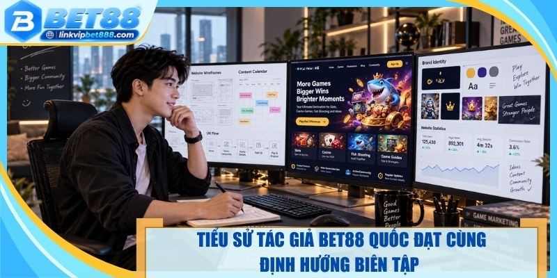 Tiểu sử tác giả Bet88 Quốc Đạt cùng định hướng biên tập 