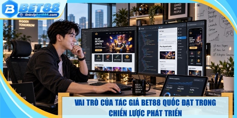 Vai trò của tác giả Bet88 Quốc Đạt trong chiến lược phát triển